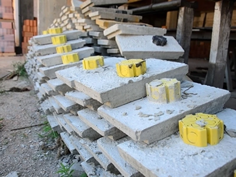 caixa de luz de concreto para laje