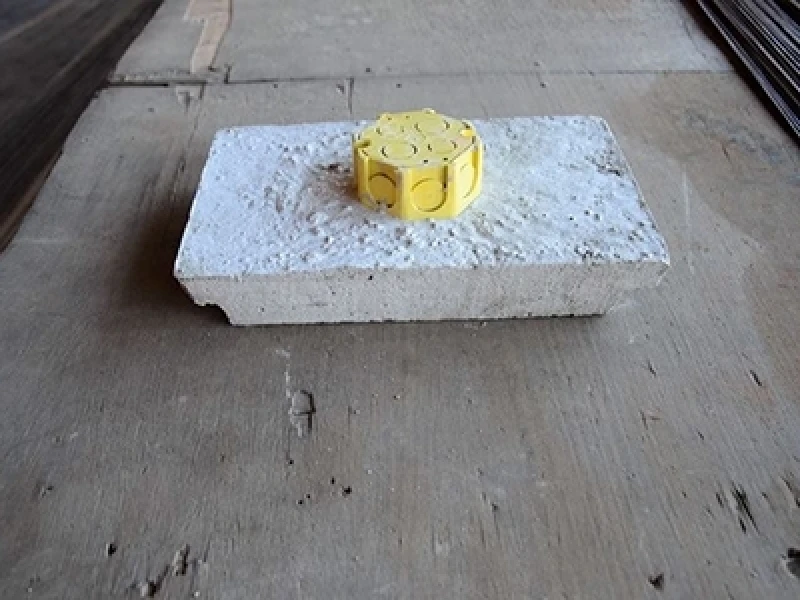 caixa de luz de concreto