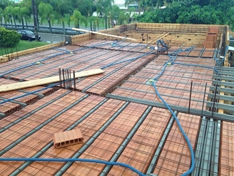 laje pré fabricada forro 8cm